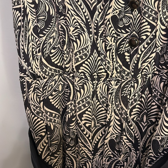 Anthropologie Zadie Satin Black Jumpsuit Women's Size 10 - Picture 10 of 13